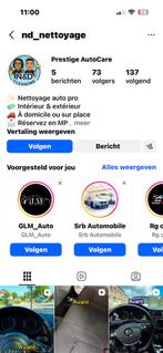 Auto binnen en buiten spik en span, Contacten en Berichten, Evenementen