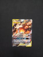 Reshiram and charizard gx, Ophalen of Verzenden, Zo goed als nieuw, Losse kaart, Foil