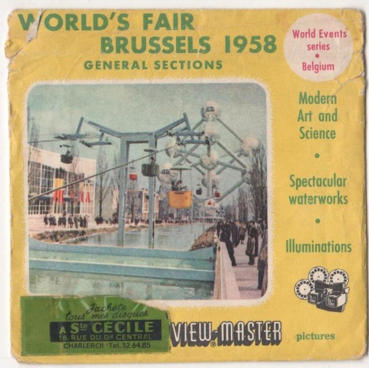 View-master Expo Universelle 1958 1992 A B C, Antiquités & Art, Antiquités | Jouets, Enlèvement ou Envoi