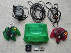 Nintendo 64 Jungle Green Edition met extra's!, Ophalen of Verzenden, Gebruikt
