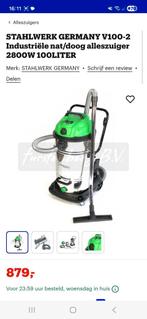Stalwerk Germany V100-2 industriële nat/droog alleszuiger, Ophalen