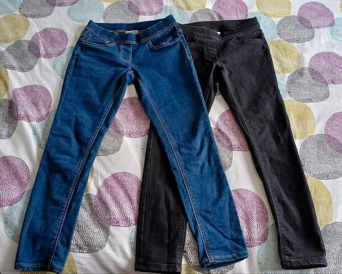 Lot de 2 jegging C&A, 10 ans, T140, Kinderen en Baby's, Kinderkleding | Maat 140, Zo goed als nieuw, Meisje, Broek, Ophalen of Verzenden