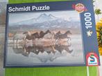 schmidt 1000 stukjes paarden puzzel, Ophalen of Verzenden, Zo goed als nieuw
