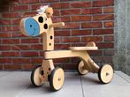Houten loopfietsje pony 4 wielen Jasper Toys, Kinderen en Baby's, Ophalen, Zo goed als nieuw