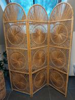 Retro rotan kamerscherm, Huis en Inrichting, Woonaccessoires | Kamerschermen, Ophalen