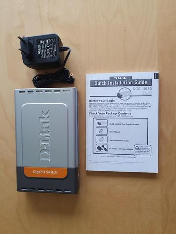 D-Link gigabit-switch beschikbaar voor biedingen