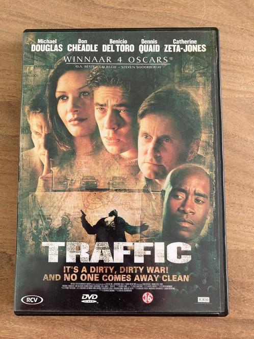 DVD Traffic - genre misdaad/actie/thriller, Cd's en Dvd's, Dvd's | Thrillers en Misdaad, Gebruikt, Actiethriller, Vanaf 16 jaar