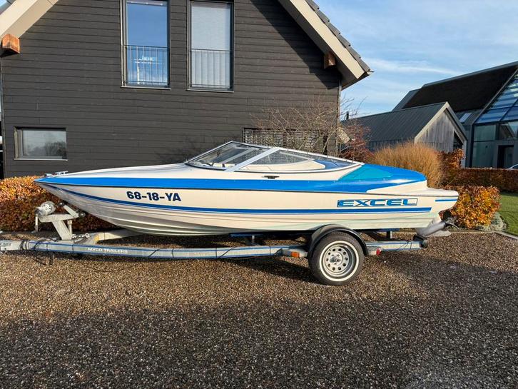 Wellcraft excel 18 sl speedboot met volvo penta motor, Watersport en Boten, Speedboten, Benzine, Polyester, Binnenboordmotor, Ophalen