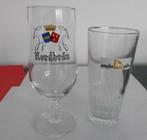 2 "NORDBRAU"-glazen & 1 "ANGLO PILS"-glas, Ophalen of Verzenden, Zo goed als nieuw, Bierglas