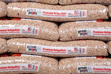 Houtpellets voor uw pelletkachel, German pellets: afgehaald. beschikbaar voor biedingen