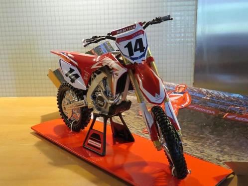 Cole Seely #14 Honda CRF450R Team Honda HRC 1:6 49603, Hobby en Vrije tijd, Modelauto's | 1:5 tot 1:12, Nieuw, Motor, 1:5 t/m 1:8
