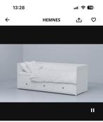 Bed- bank ikea wit voor 1 tot 2 personen, Huis en Inrichting, Ophalen, Zo goed als nieuw, Eenpersoons, Wit