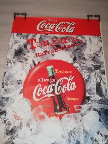 GROOT RETRO COCA COLA POSTER JAREN 90 160X120 CM beschikbaar voor biedingen