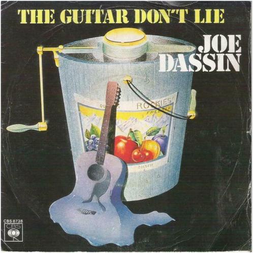 †JOE DASSIN: "The guitar don't lie" (in 't Engels!), Cd's en Dvd's, Vinyl Singles, Zo goed als nieuw, Single, Pop, 7 inch, Ophalen of Verzenden