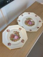 12 bordjes + schaal porselein Limoges, Antiek en Kunst, Ophalen