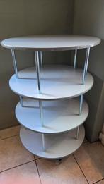 Roteerbaar en verijdbaar boekenkast of voor decoratie, Ophalen