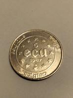 Zilveren 5 ecu, Postzegels en Munten, Munten | België, Ophalen of Verzenden
