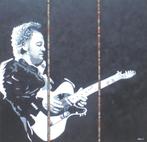 grande peinture à l'huile en 3 parties Bruce Springsteen (12, Affiche, Œuvre d'art ou Peinture, Signé, Enlèvement ou Envoi, Neuf