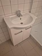 Badkamer meubel met lavabo en kraan, Huis en Inrichting, Badkamer | Badkamermeubels, Ophalen, Gebruikt, 50 tot 100 cm, Minder dan 100 cm
