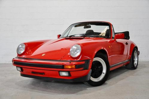 PORSCHE 911 3.2 G50 Cabrio — 231 pk, Auto's, Oldtimers, Particulier, Elektrische buitenspiegels, Elektrische ramen, Lederen bekleding