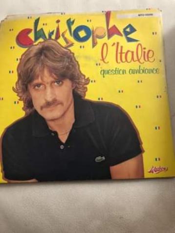 7" Christophe, L'Italie, CD & DVD, Vinyles | Pop, Enlèvement ou Envoi