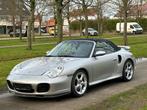 Porsche 911-996 turbo cabrio 95.000km’s | automaat - 420pk’s, Autos, Porsche, Argent ou Gris, Cuir, Euro 4, Automatique