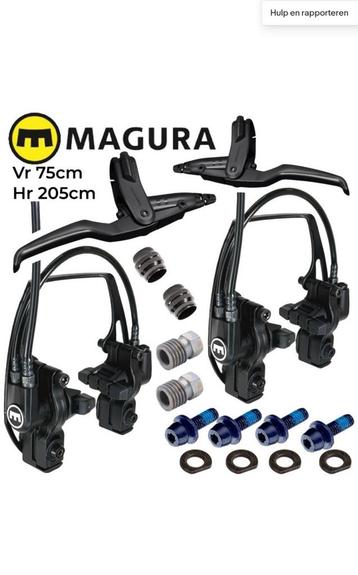 Nieuwe originele hydraulisch Magura HS11 complete remmenset  beschikbaar voor biedingen