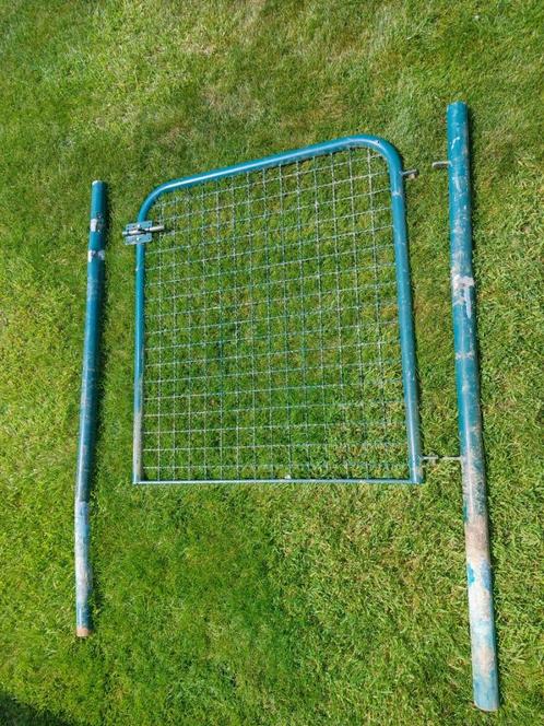 hek afsluiting tuin wei (gebruikt, af te halen Ninove), Tuin en Terras, Tuinhekken en Hekwerk, Gebruikt, Overige typen, Met poort