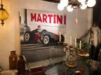 Groot schilderij MARTINI met FERRARI RACER (160x160 cm), Verzamelen, Merken en Reclamevoorwerpen, Overige typen, Zo goed als nieuw