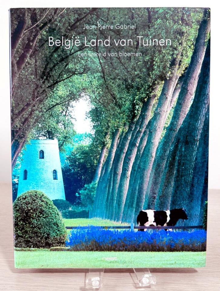 België land van tuinen / JEAN-PIERRE GABRIEL / Hardcover, Boeken, Wonen en Tuinieren, Zo goed als nieuw, Tuinontwerpen, Ophalen of Verzenden