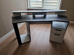 Gamebureau met ledstrip, Huis en Inrichting, Bureaus, Ophalen of Verzenden, Gebruikt