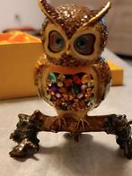 Jeweled Owl on a Tree Branch Figurine 3.4 Inches, Verzamelen, Beelden en Beeldjes, Ophalen of Verzenden, Zo goed als nieuw