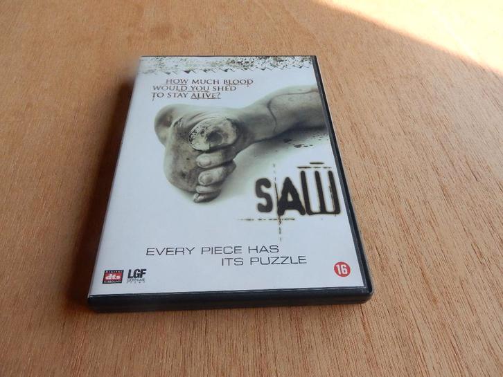 nr.2439- Dvd: saw -  horror, CD & DVD, DVD | Horreur, Comme neuf, Slasher, À partir de 16 ans, Enlèvement ou Envoi