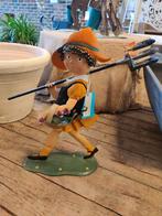 Décoration fille avec une bêche en fer forgé, Ophalen, Zo goed als nieuw, Metaal, Mensenbeeld