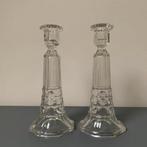 2 Art Deco Val Saint Lambert kandelaars, Antiek en Kunst, Ophalen of Verzenden