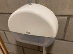 Tork jumbo toiletpapier dispenser + doos reserve rollen, Ophalen