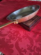 1 grande poêle en cuivre de 28 cm , intérieur en inoxydable, Enlèvement, Utilisé, Autres types, Autres matériaux