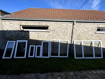 Fenêtres en PVC, Double vitrage, 160 cm ou plus, Fenêtre de façade ou Vitre, Enlèvement