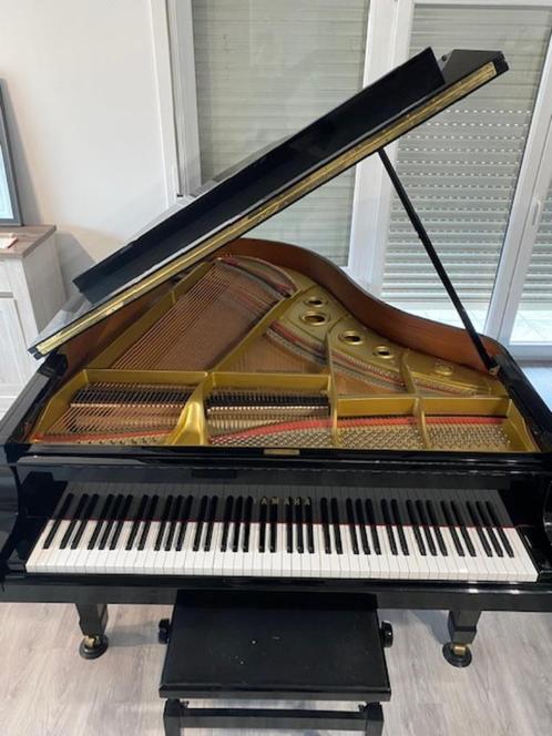 Yamaha G3 1990 Zeer goede staat (met silent functie), Muziek en Instrumenten, Piano's, Gebruikt, Vleugel, Zwart, Hoogglans, Ophalen