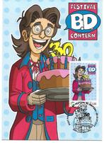 Comics : Festival BD te Contern 2024 - Maxi kaart, Timbres & Monnaies, Envoi, Affranchi, Autres thèmes