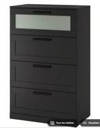 Commode Brimnes Ikea, 3 ou 4 tiroirs, 25 à 50 cm, Enlèvement, Utilisé