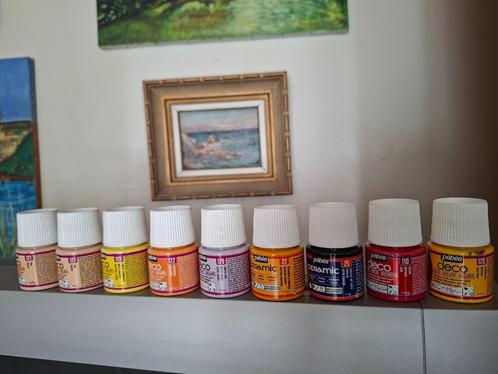 PEBEO verfpakket van 45 ml. NEGEN, Hobby en Vrije tijd, Schilderen, Nieuw, Acrylverf, Verzenden