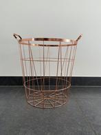 Grote Rosékleurige opbergmand, Huis en Inrichting, Woonaccessoires | Schalen en Manden, Ophalen