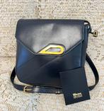 MARINEblauwe leren schoudertas DELVAUX, Handtassen en Accessoires, Tassen | Schoudertassen, Ophalen of Verzenden, Zo goed als nieuw