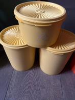 5 retro Tupperware voorraadpotten, Huis en Inrichting, Keuken | Tupperware, Ophalen of Verzenden, Gebruikt