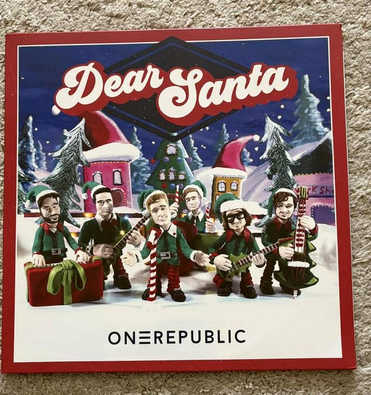 OneRepublic - Dear Santa (12" Single) (Red Vinyl), Cd's en Dvd's, Vinyl | Pop, Zo goed als nieuw, 12 inch, Ophalen of Verzenden