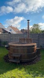Te koop - houtgestookte hottub met circulatiepomp en filter, Ophalen, Gebruikt, Filter, Vast