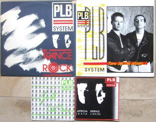Lot van 4 PLB SYSTEM Vinyls (2 Maxi + 2 Singles / Hard Beat), Cd's en Dvd's, Vinyl | Dance en House, Gebruikt, Techno of Trance