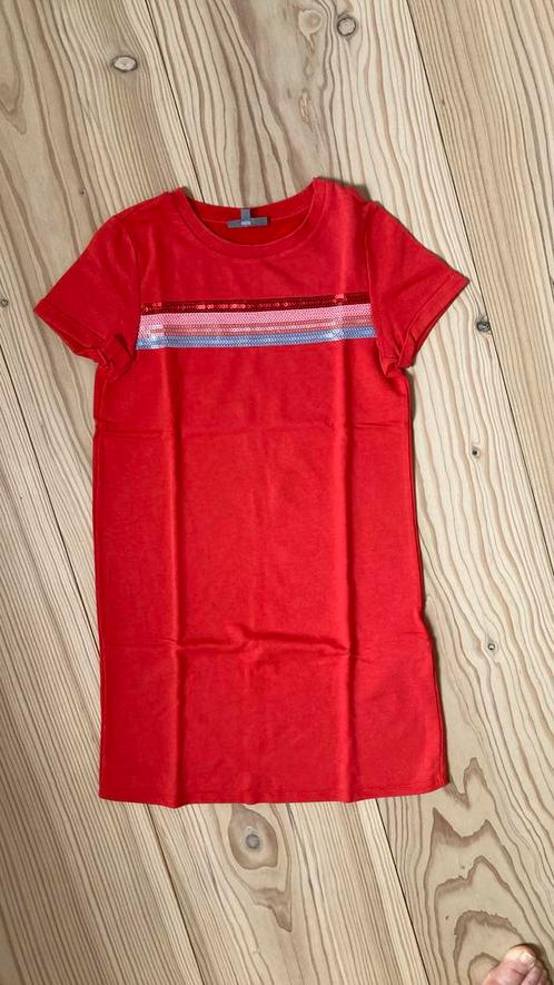 Rood kleed maat 152 sweatshirt jurk, Kinderen en Baby's, Kinderkleding | Maat 152, Zo goed als nieuw, Meisje, Jurk of Rok, Ophalen of Verzenden