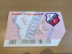 Tickets SK Lokeren Europacup - verkoop lot of stuk, Gebruikt, Poster, Plaatje of Sticker, Verzenden